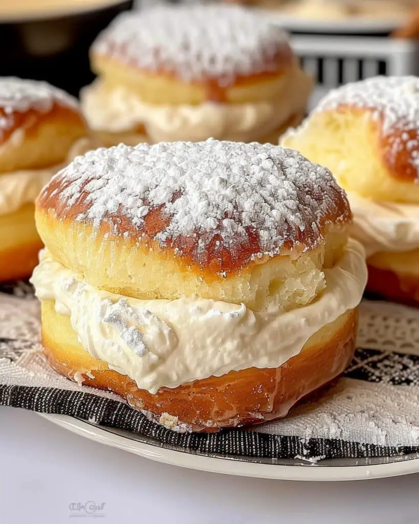 Cream Filled Doughnuts