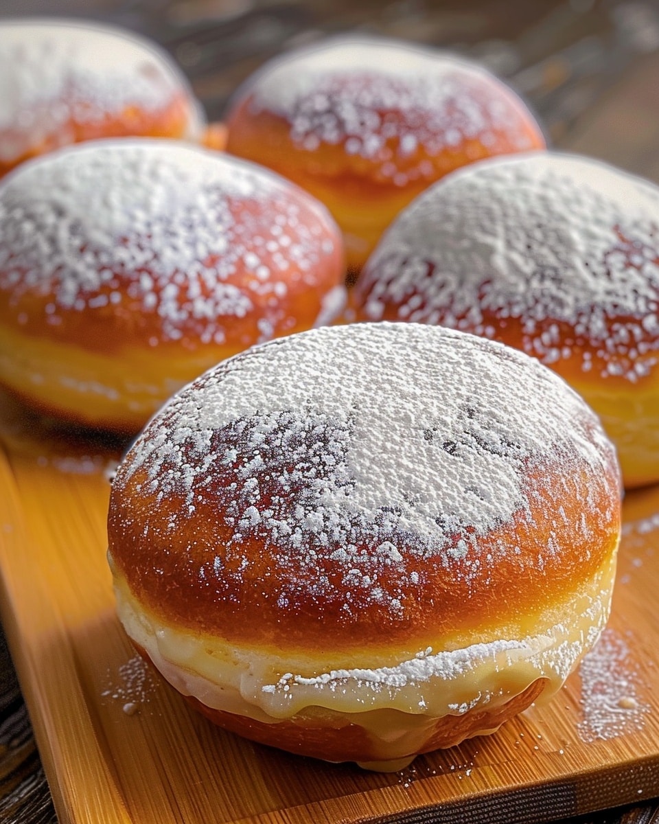 Cream Filled Doughnuts