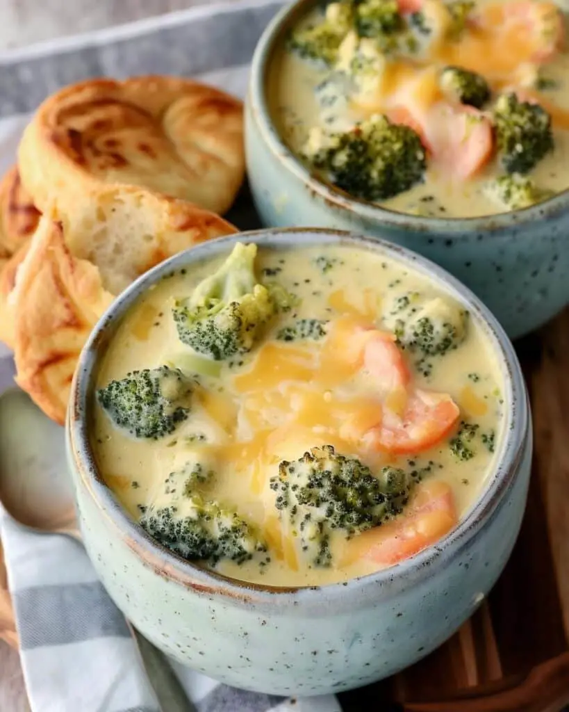 Creamy Homemade Broccoli Cheddar Soup
