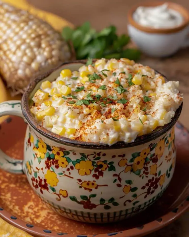 Creamy Mexican Street Corn in a Cup (Esquites)