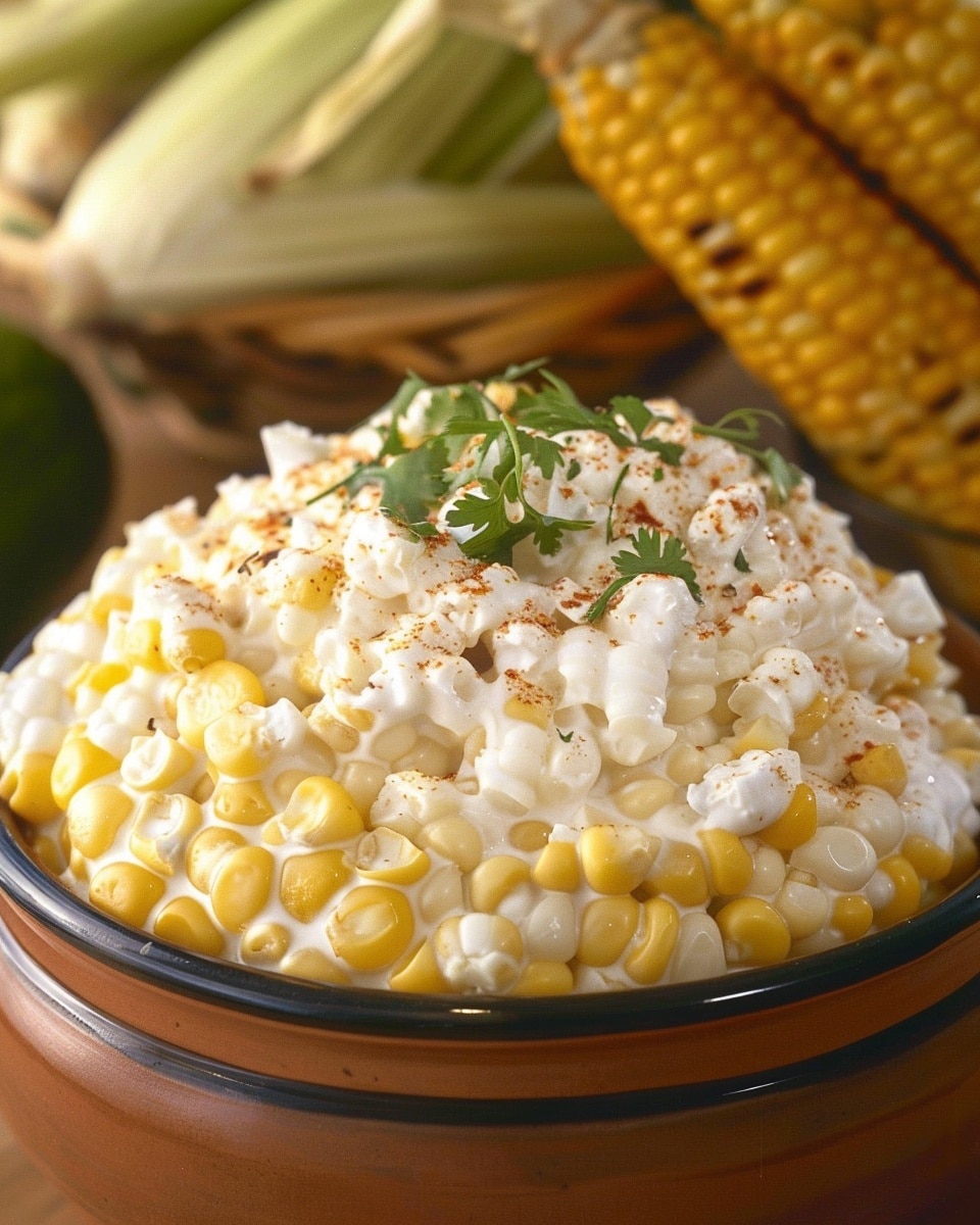 Creamy Mexican Street Corn in a Cup (Esquites)
