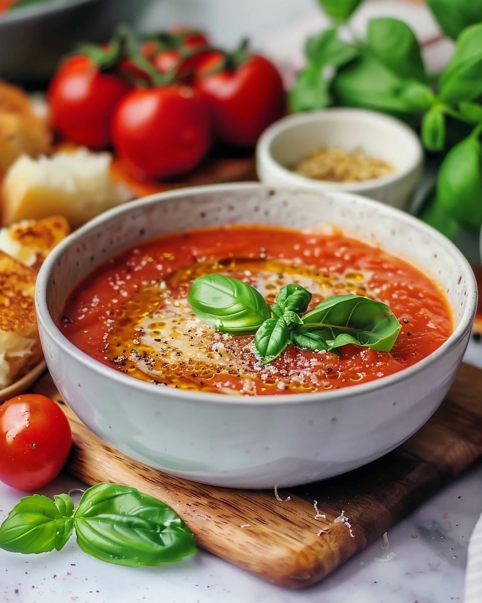 Creamy Tomato Soup with Heavy Cream