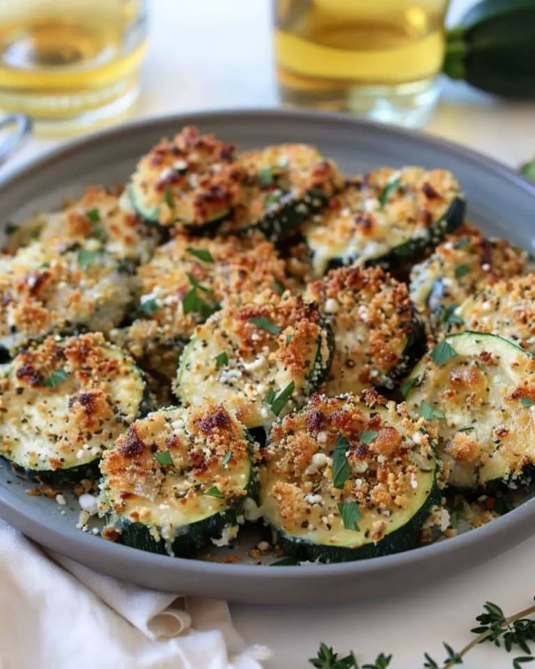 Crispy Baked Parmesan Zucchini