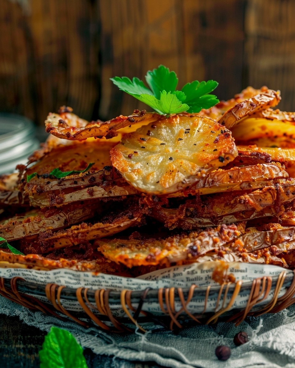 Oven Baked Potato Slices