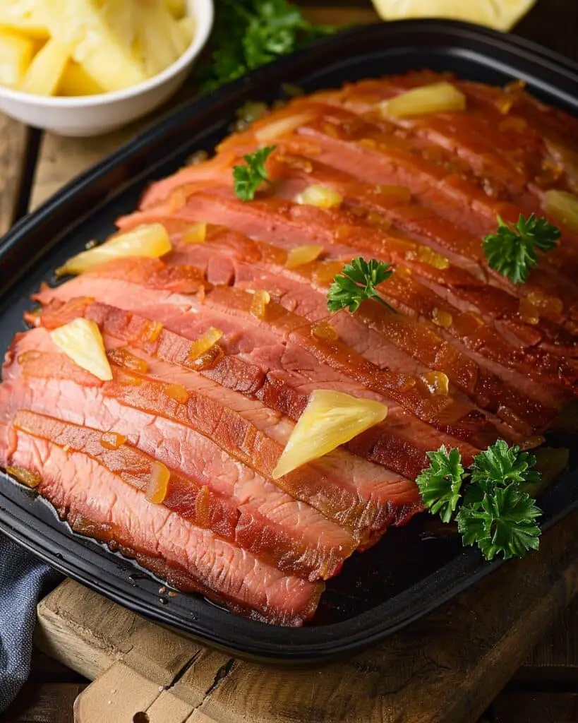 Crock Pot Brown Sugar Pineapple Steak