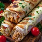 Ho to make A Cheesy Garlic Chicken Wraps