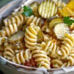 Homemade Dill Pickle Pasta Salad Recipe Idea