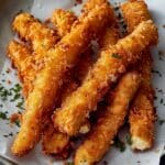 Easy Crispy Mozzarella Sticks Recipe