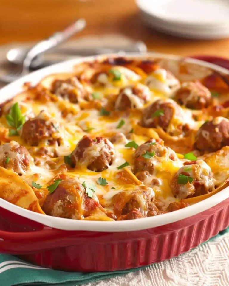 Meatball Sub Casserole