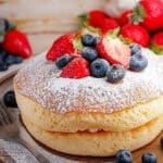 Ho to make Fluffy Japanese Soufflé Pancakes