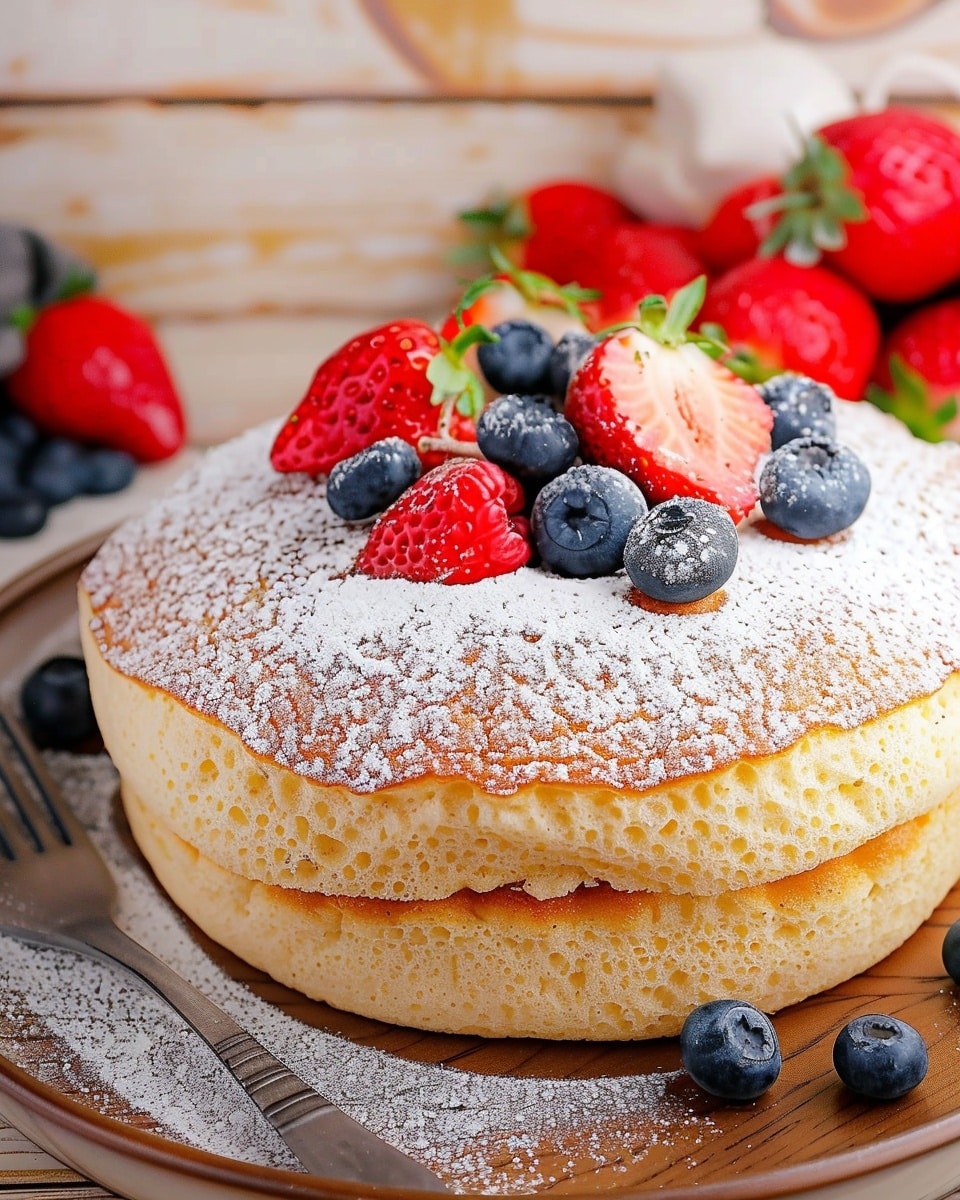 Ho to make Fluffy Japanese Soufflé Pancakes