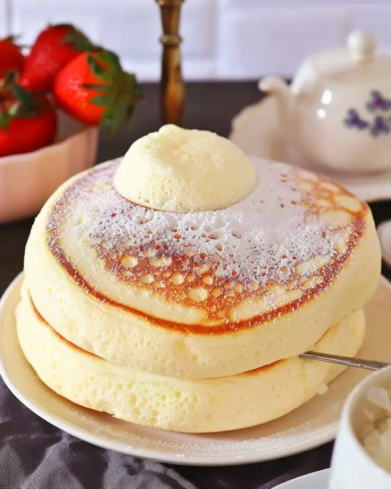 Ho to make Fluffy Japanese Soufflé Pancakes