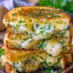 Garlic Bread Grilled Cheese