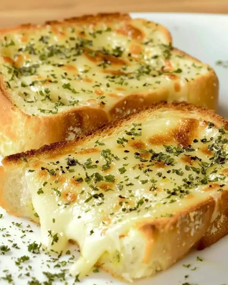 Garlic Bread Grilled Cheese