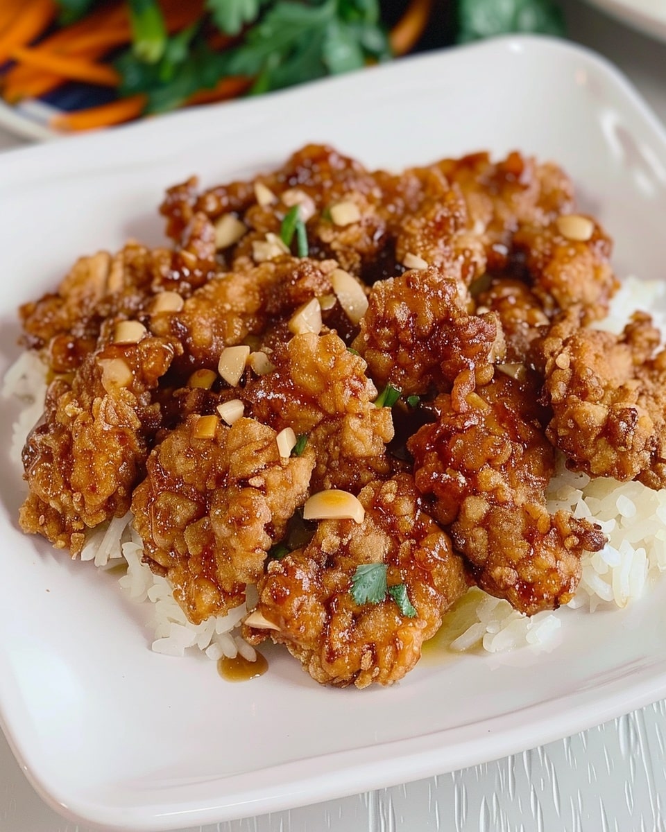 Honey Garlic Crispy Chicken