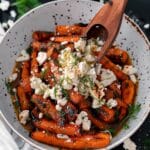 Honey Roasted Carrots with Feta & Dill