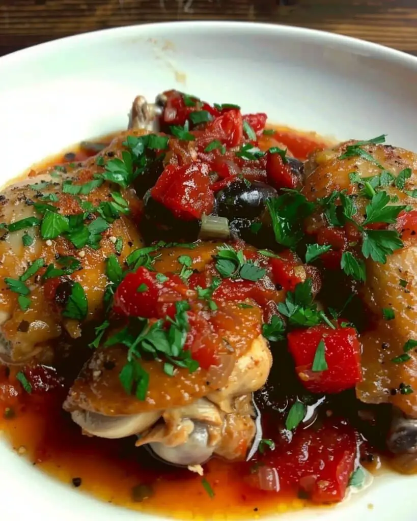 Italian Chicken Cacciatore