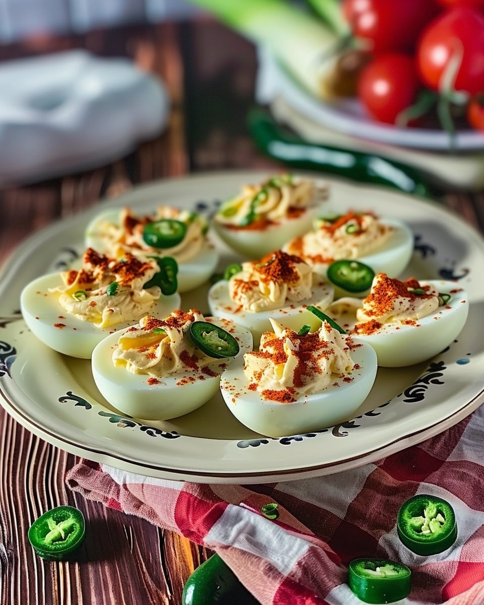 Jalapeno Popper Deviled Eggs Recipe