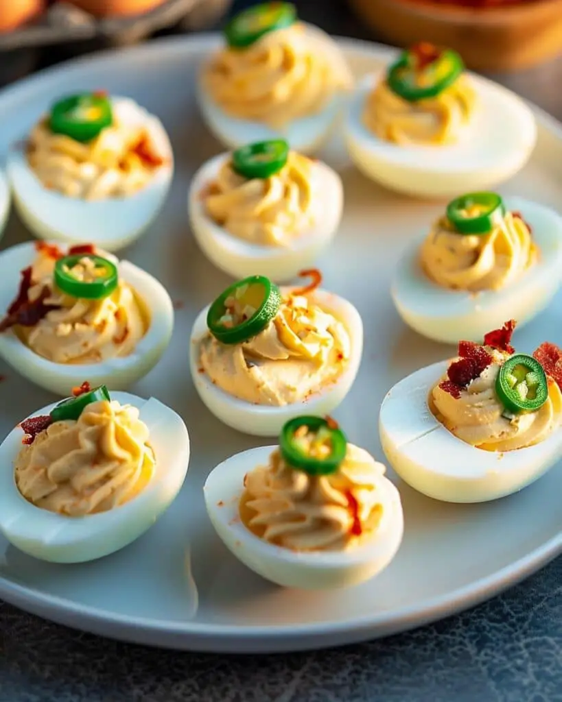 Jalapeno Popper Deviled Eggs Recipe