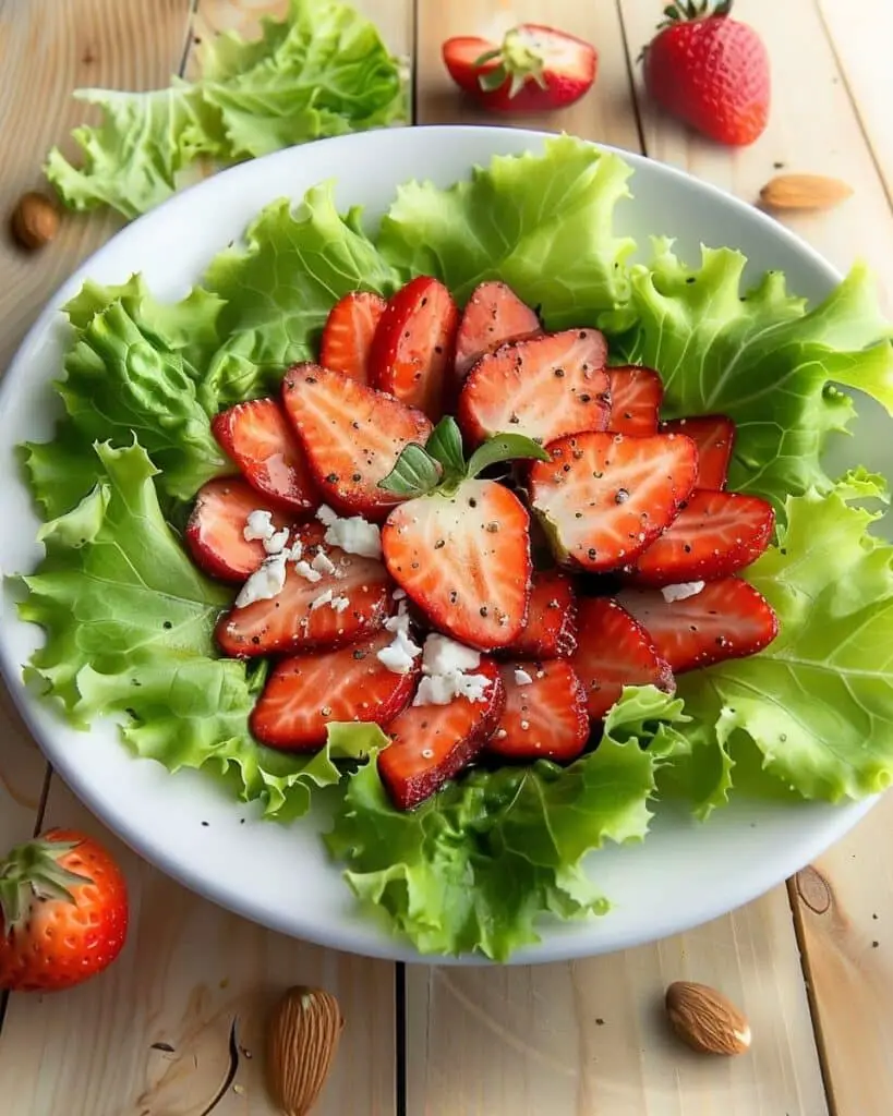 Juicy Easter Strawberry Spring Salad