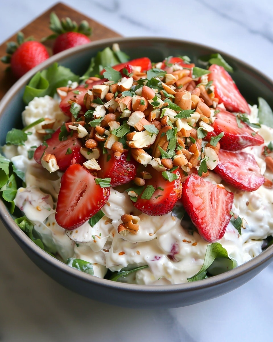 Juicy Easter Strawberry Spring Salad
