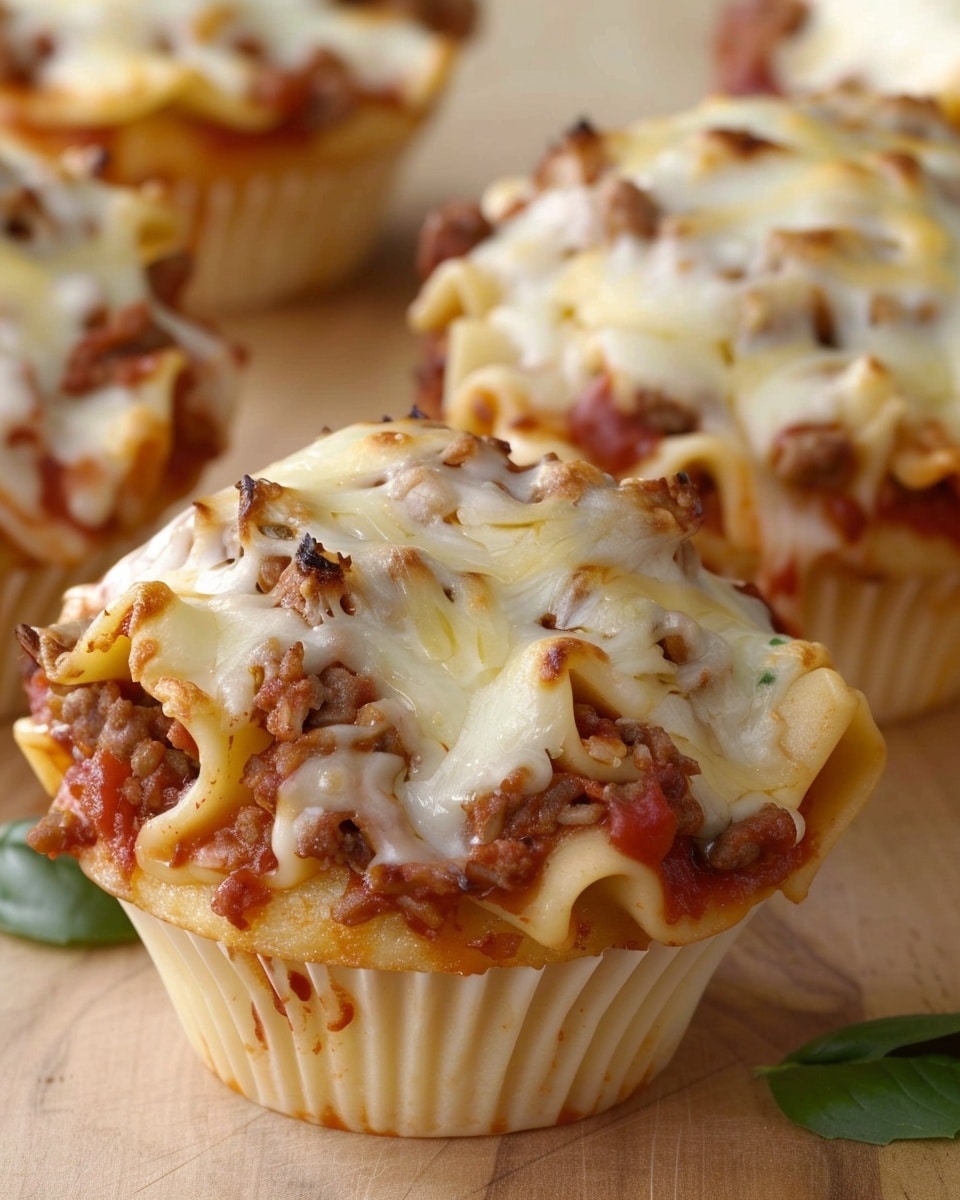 Lasagna Cupcakes
