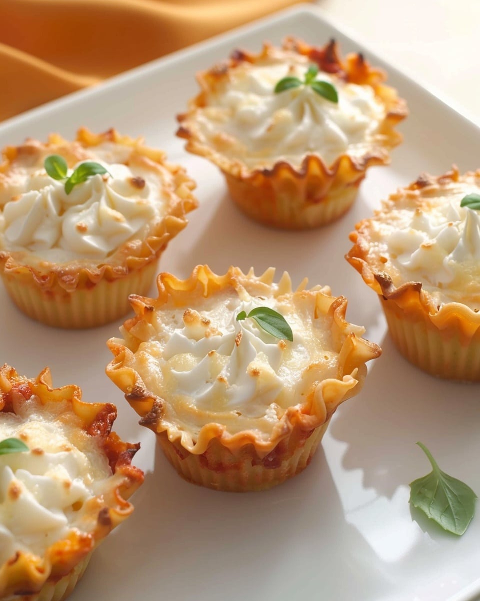 Lasagna Cupcakes