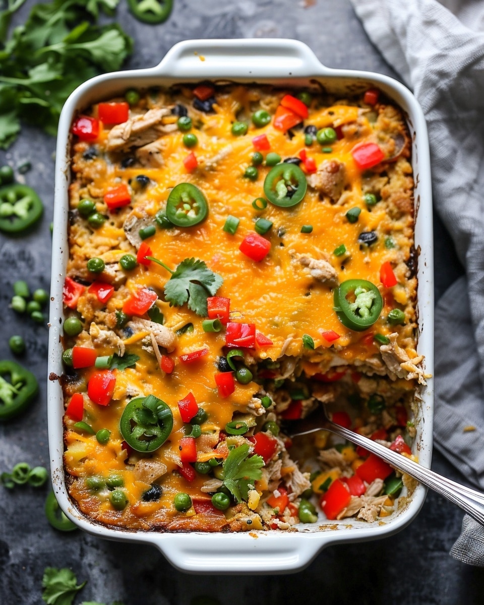Loaded Chicken Potato Casserole