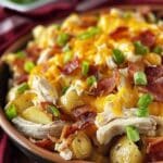 Loaded Chicken Potato Casserole