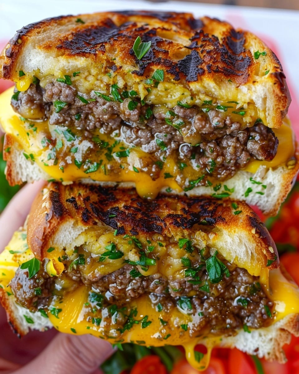 Meatloaf Grilled Cheese Sandwich