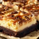 Milky Way Caramel Cheesecake Brownies