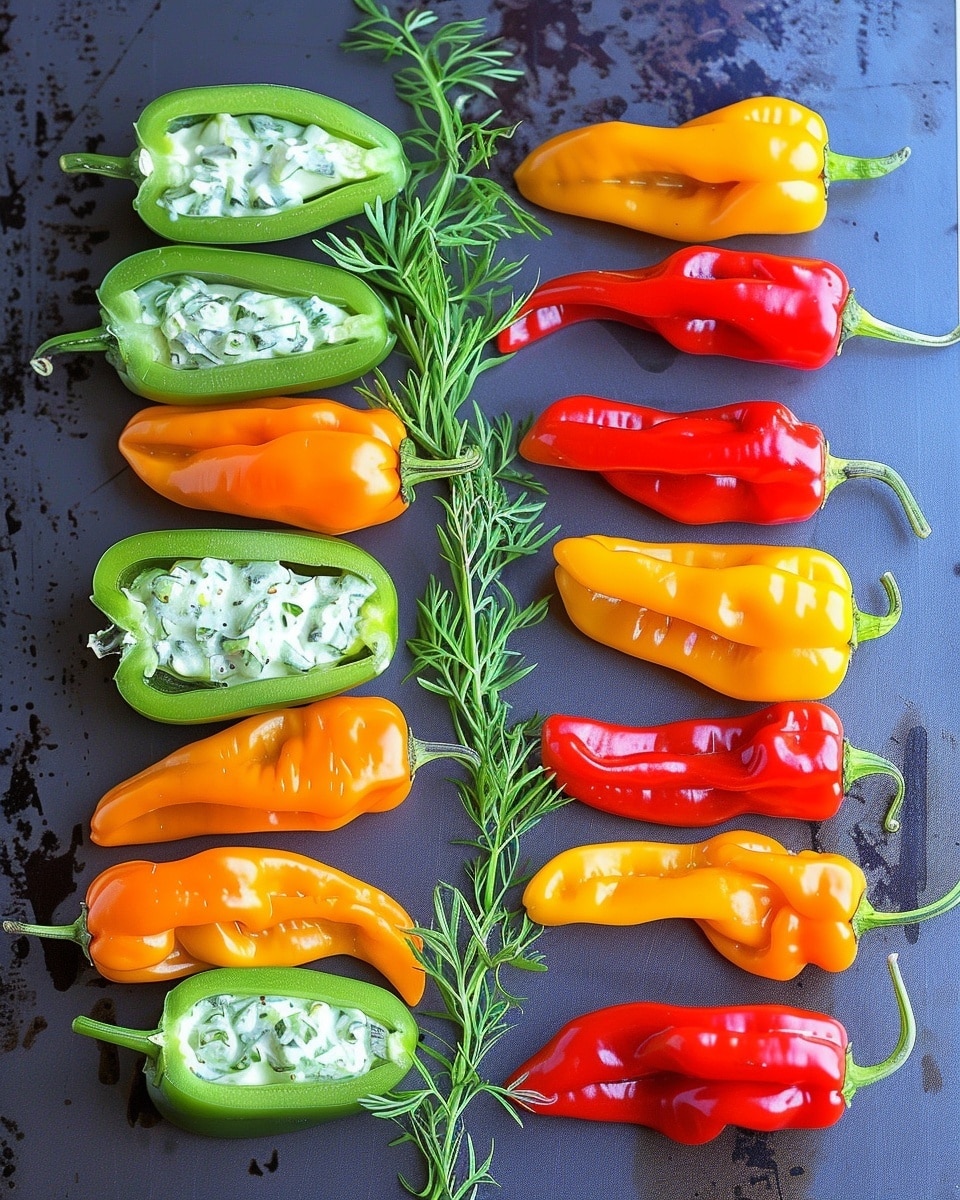 Mini ‘Carrot’ Peppers (An Easter Appetizer)