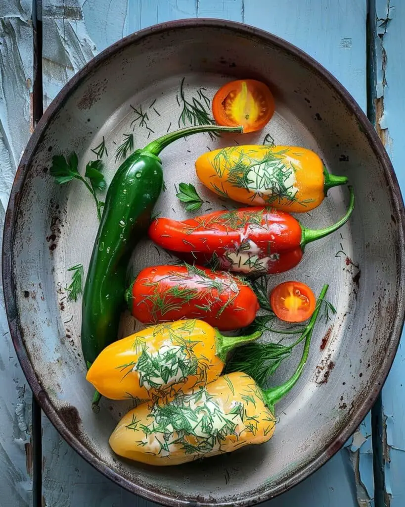 Mini ‘Carrot’ Peppers (An Easter Appetizer)