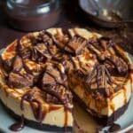 No-Bake Twix Cheesecake