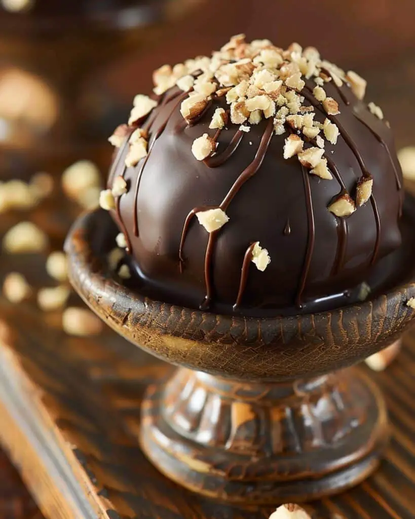Nutty Chocolate Balls with Hazelnut Crunch