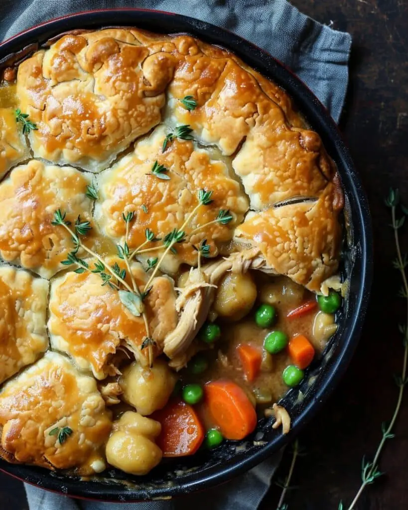 One Pot Gnocchi Chicken Pot Pie