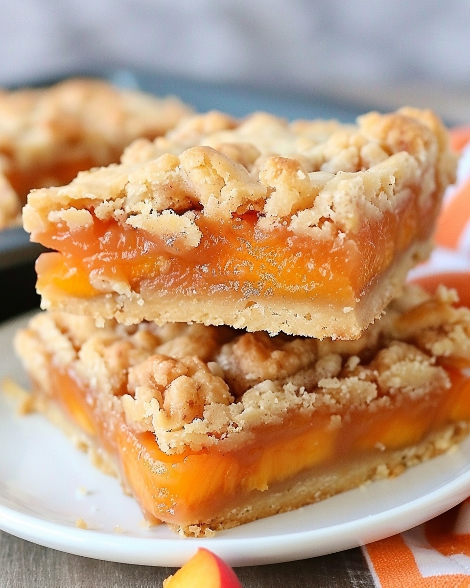 Peach Pie Butter Bars