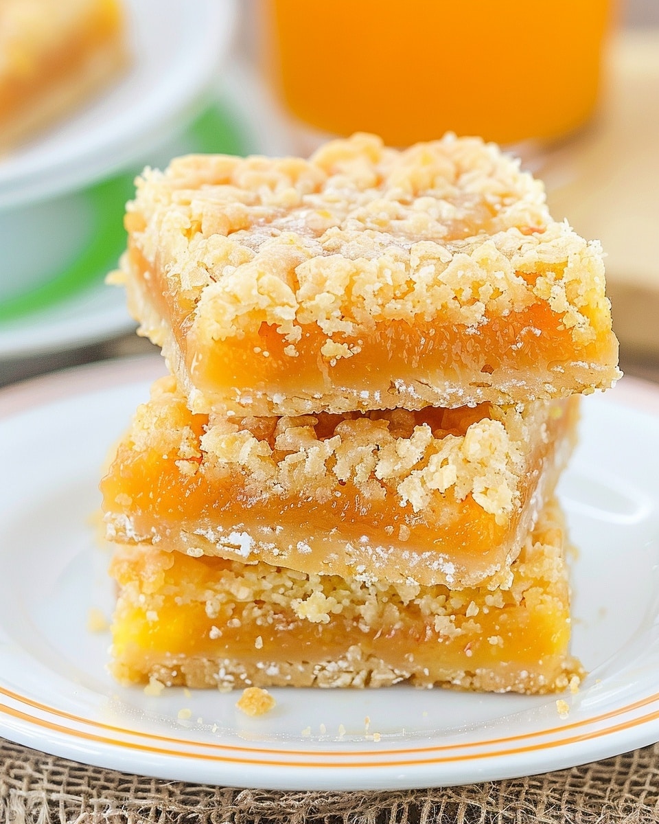 Peach Pie Butter Bars