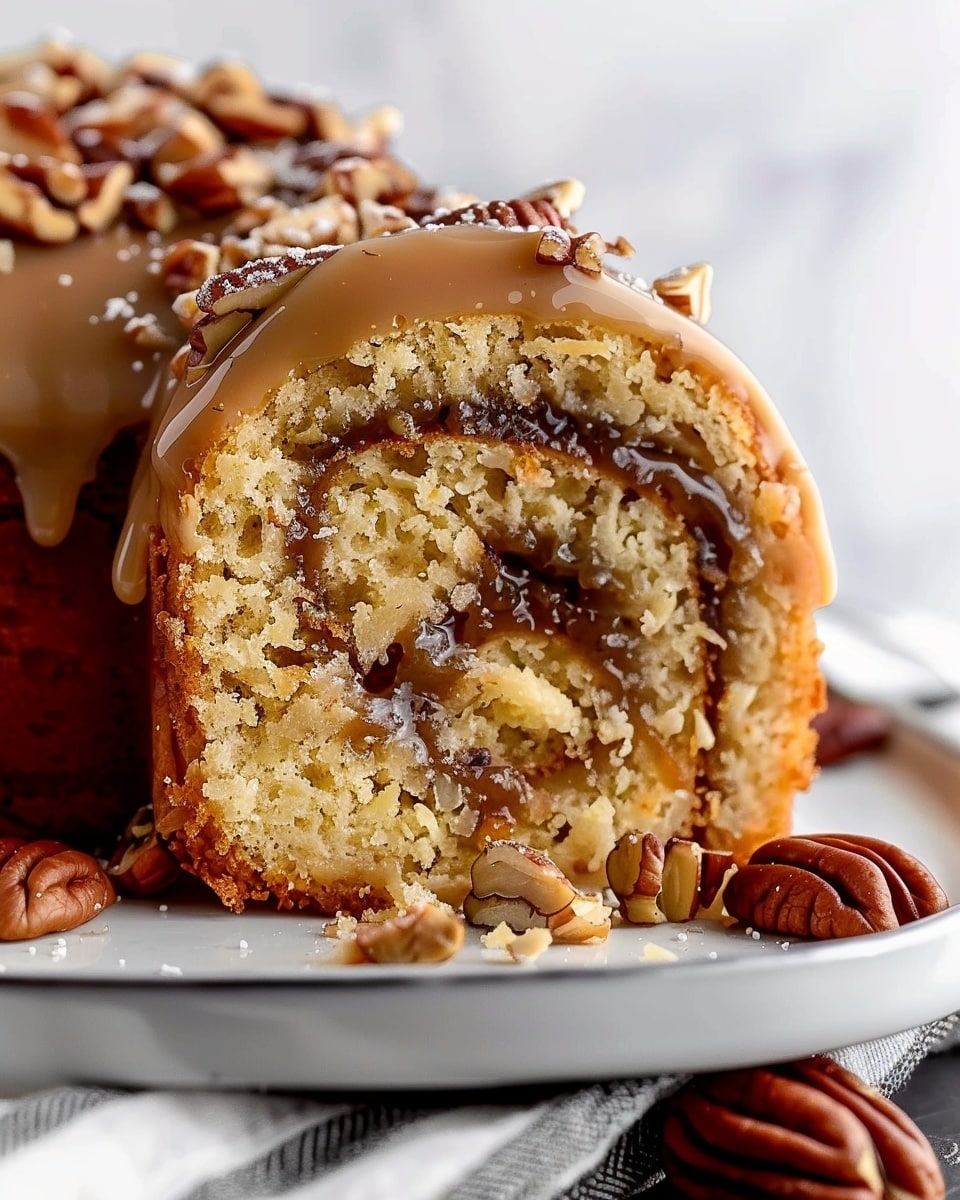 Pecan Pie Roll Cake