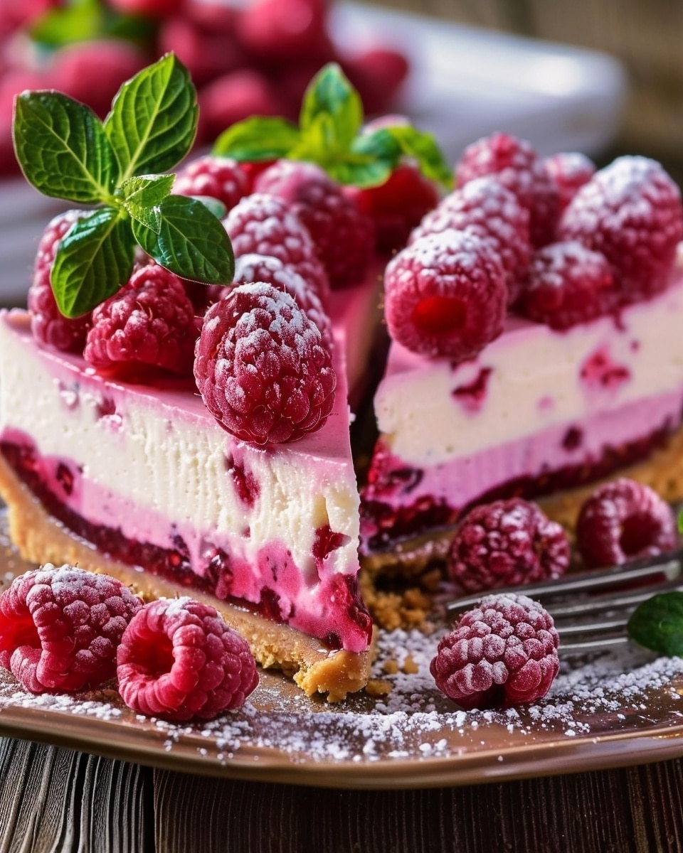 Pink Velvet Raspberry Cheesecake