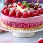 Pink Velvet Raspberry Cheesecake