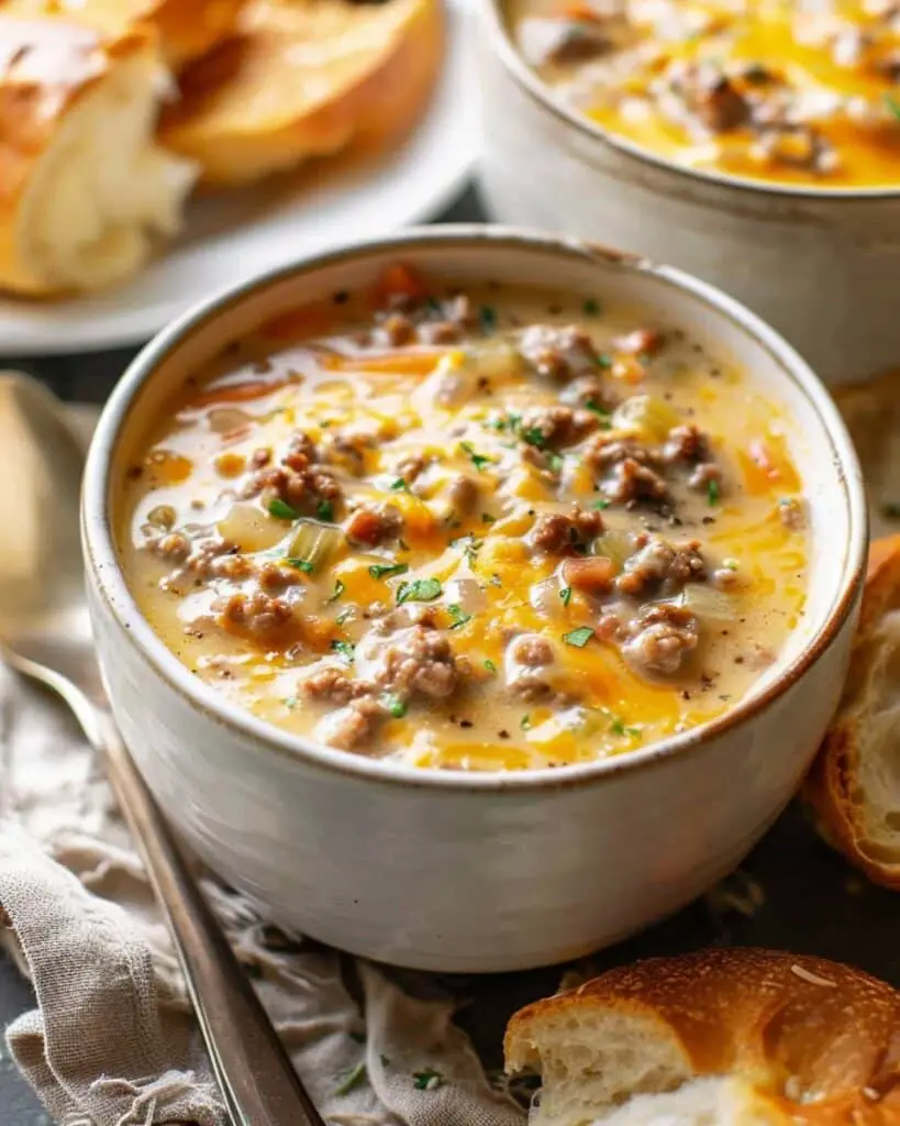 Pioneer Woman Cheeseburger Soup Recipe