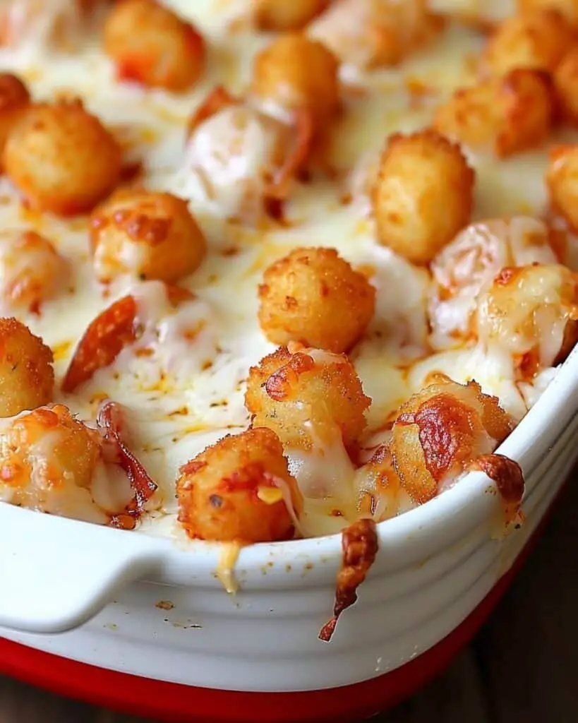 Pizza Tater Tot Casserole