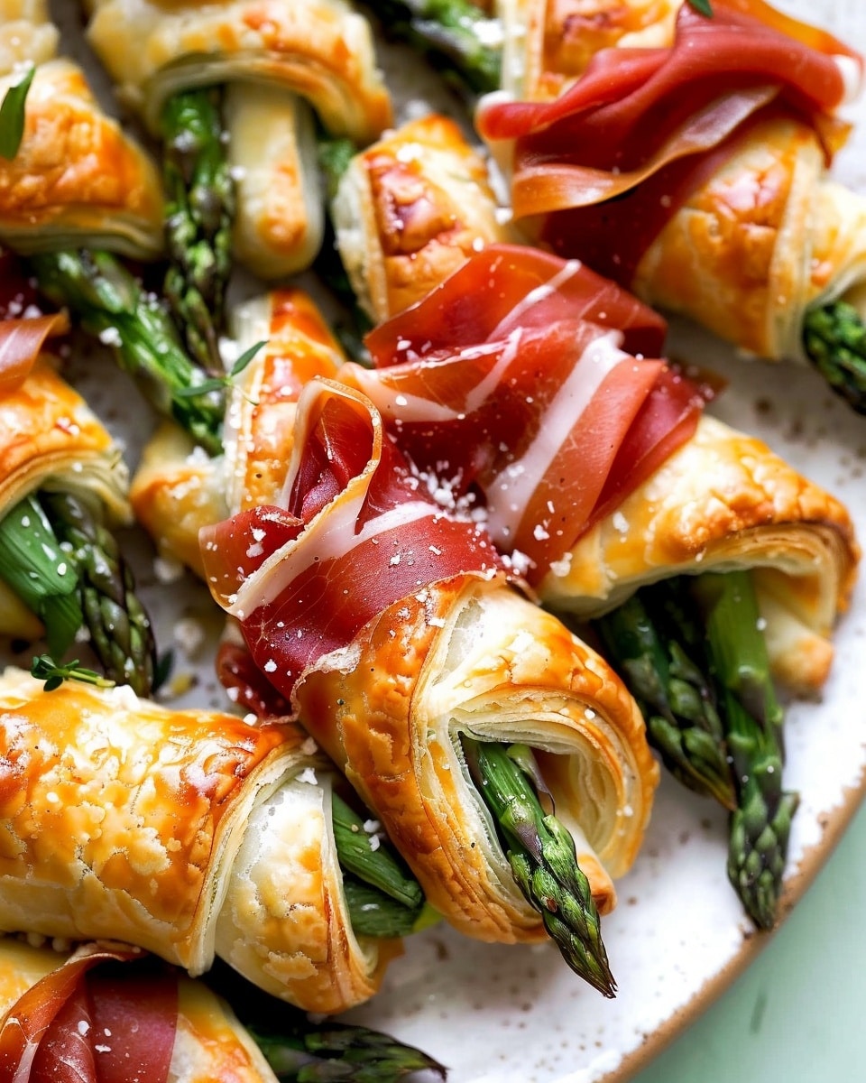 Asparagus Puff Pastry Bundles (Appetizer)