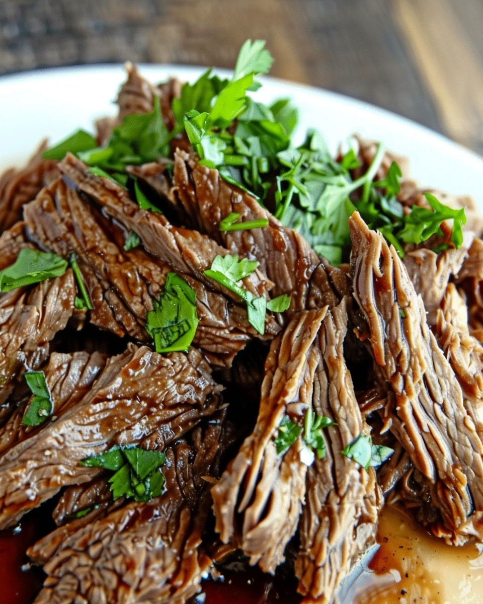 Rustic Honey Balsamic Beef with Garlic and Herbs