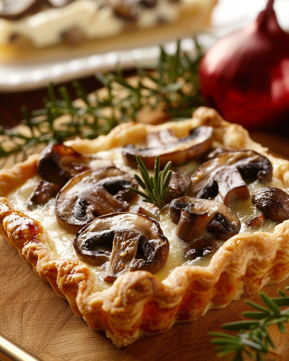 Ruth’s Chris Mushroom & Gruyère Tart – Elegant Appetizer