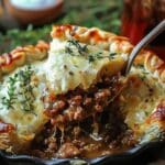 Sausage Gravy Puff Pie