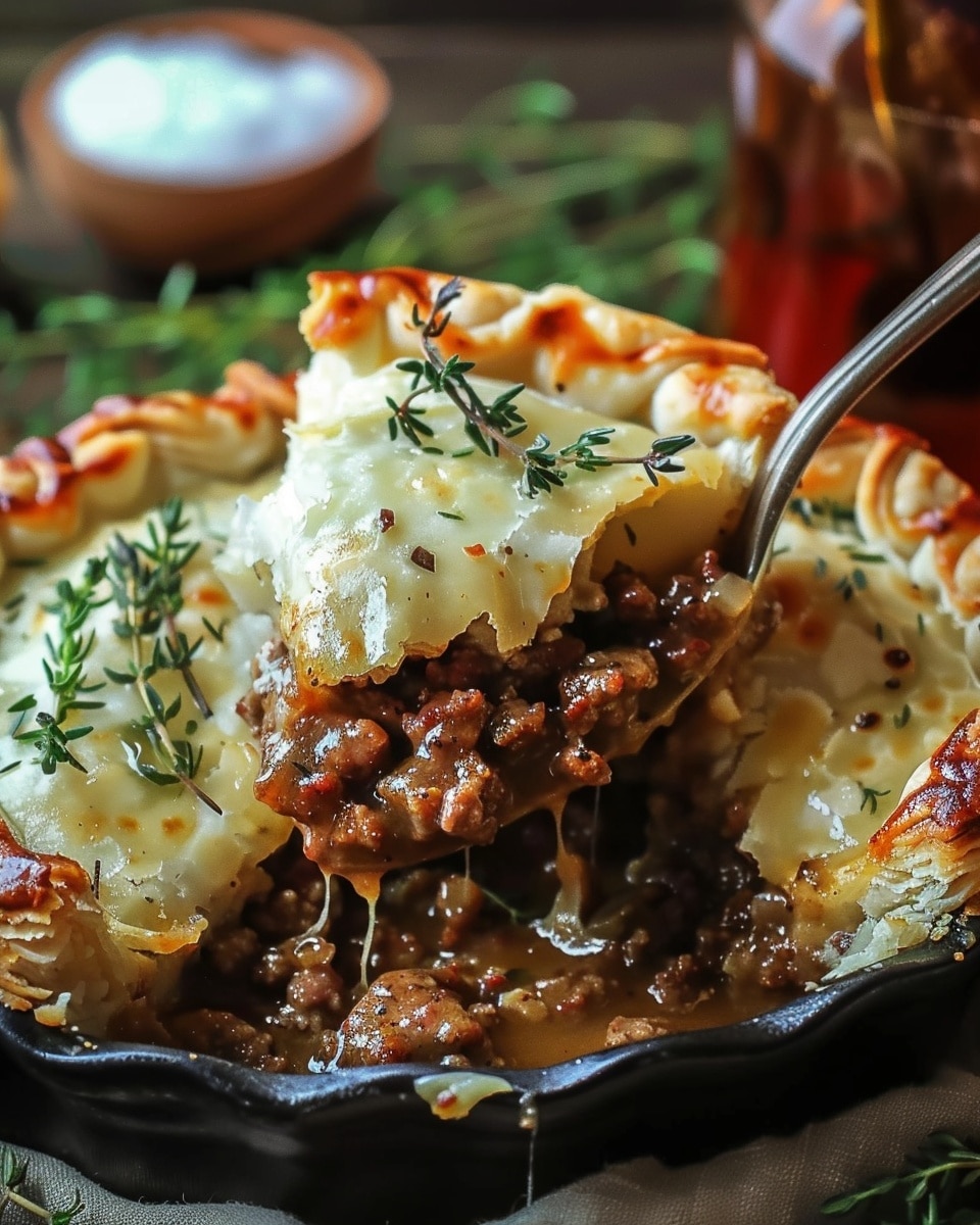 Sausage Gravy Puff Pie