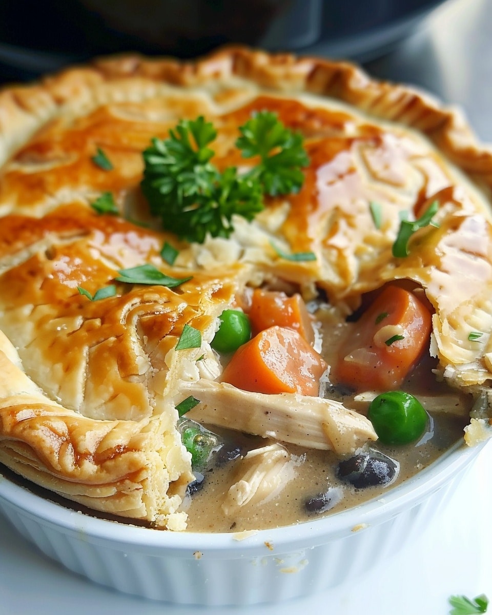 Slow Cooker Chicken Pot Pie