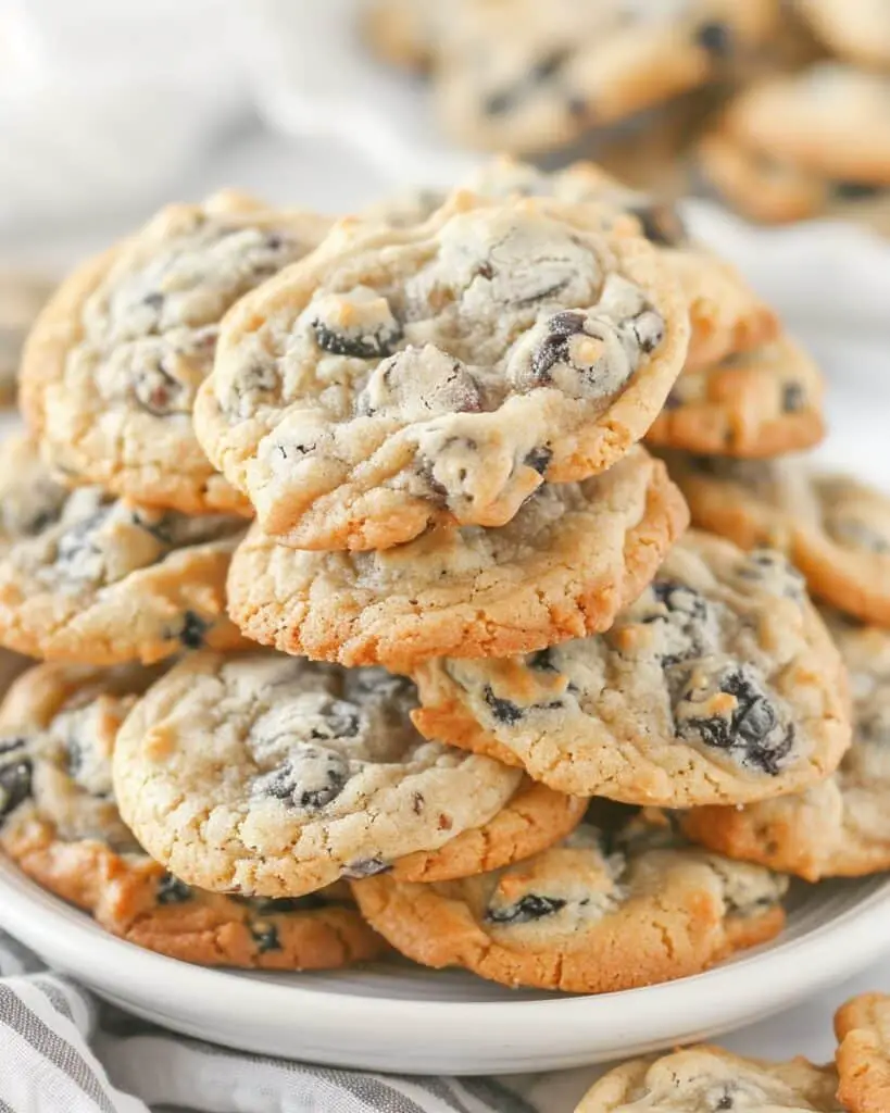 Soft & Chewy Blueberry Cookies